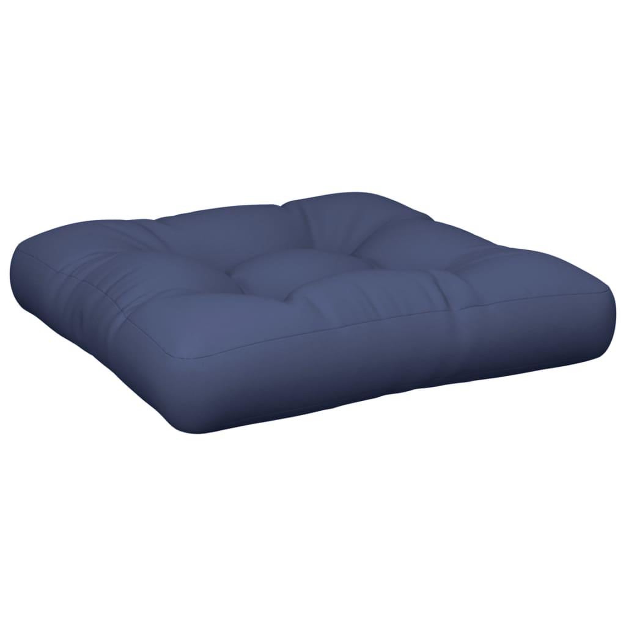 Voir la diapositive 5 : VIDAXL Ensemble de coussins en palette bleu marine 60x40x12 cm tissu