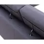 Canapé d'angle droit 4 places en tissu avec tétières et accoudoir réglables HAWAI