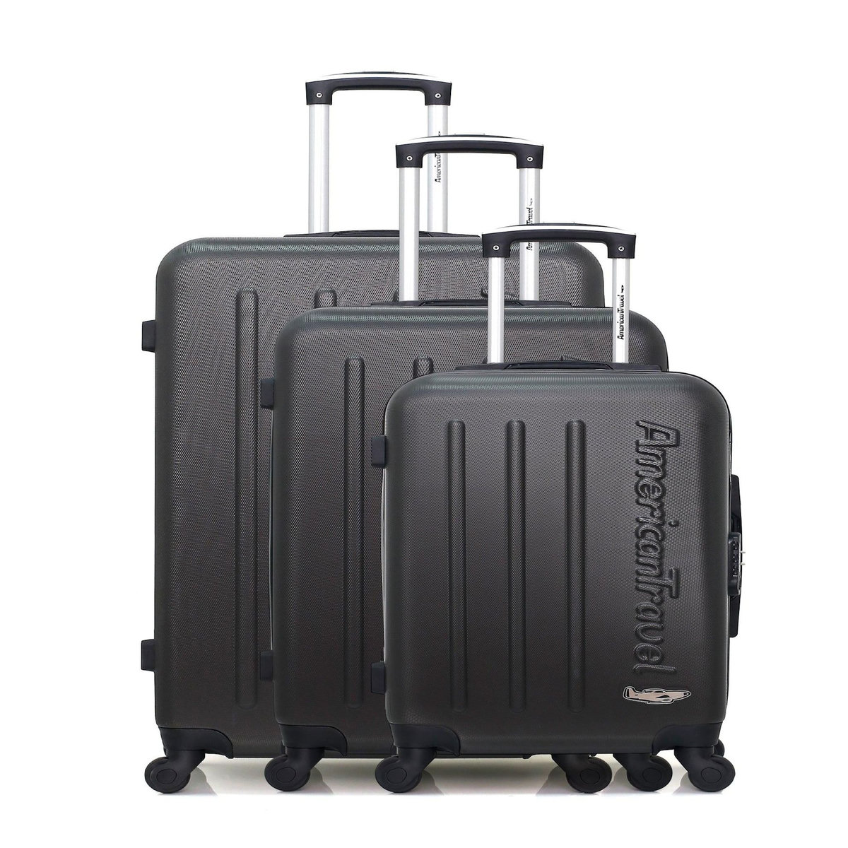 AMERICAN TRAVEL AMERICAN TRAVEL - Set de 3 Valises BRONX 75 cm 4 Roues