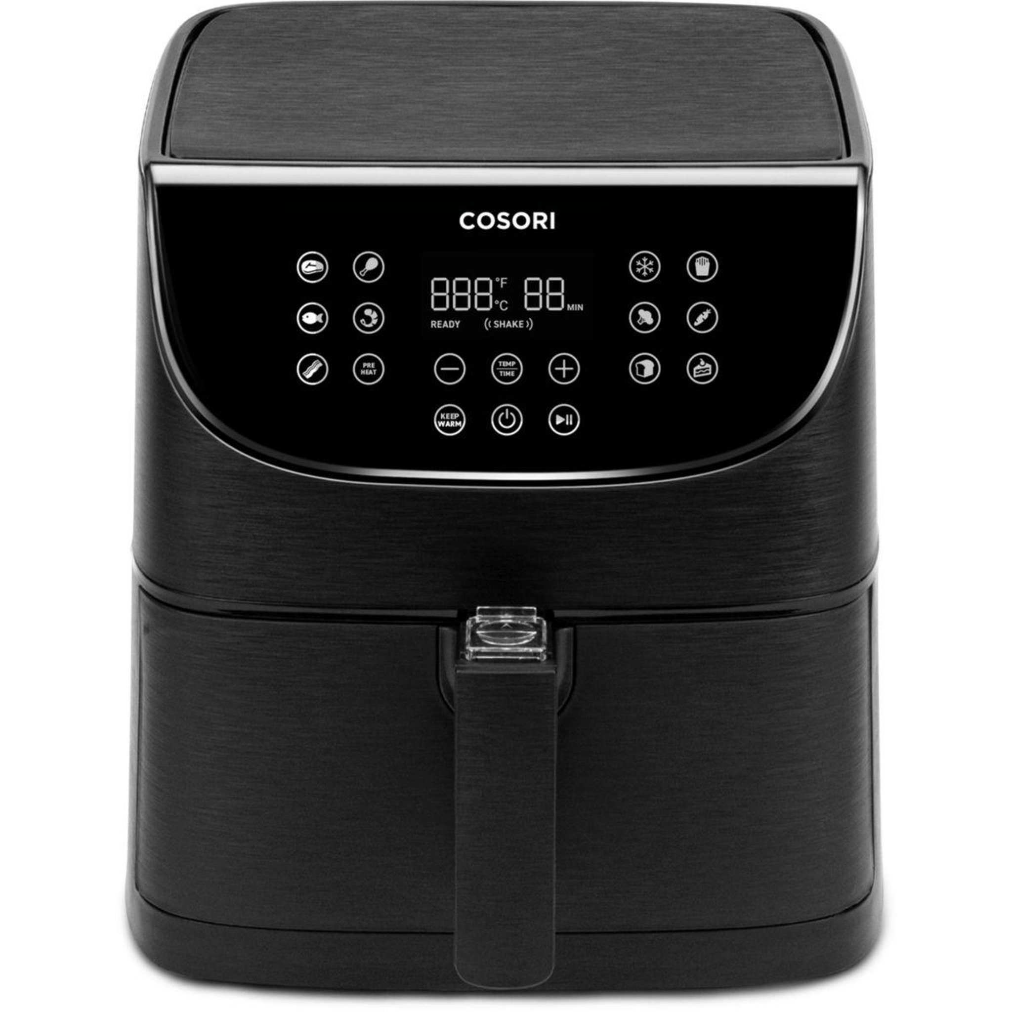 Voir la diapositive 4 : COSORI Friteuse sans huile CP158 Premium Chef Edition Noir + grille