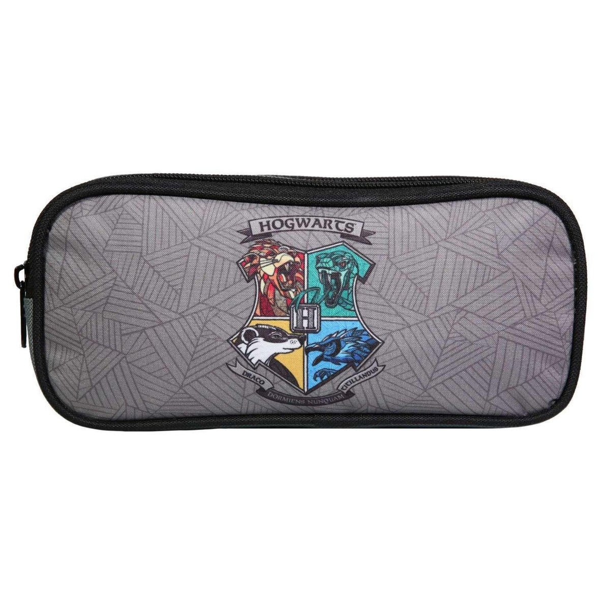 Bagtrotter BAGTROTTER Trousse scolaire 2 compartiments Harry Potter Grise