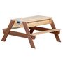 Voir la diapositive 6 : PRAGMA Table pique-nique bac à sable et eau - Bois - H56cm - Nick