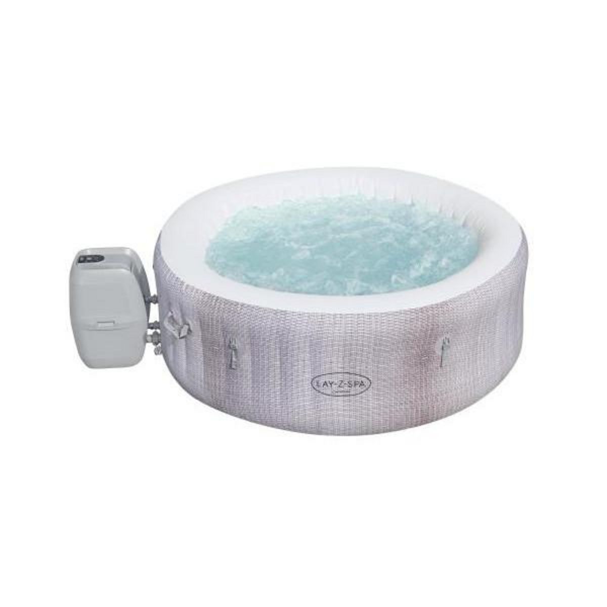 BESTWAY BESTWAY Spa gonflable Lay-Z-Spa Cancun Airjet™ rond 2 a 4 personnes, 180 x 66 cm, 120 jets d'air