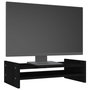 Voir la diapositive 4 : VIDAXL Support de moniteur Noir 50x27x15 cm Bois de pin solide