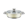 Voir la diapositive 1 : HAGER Casserole Haeger PA-24L.009A 24 cm beige