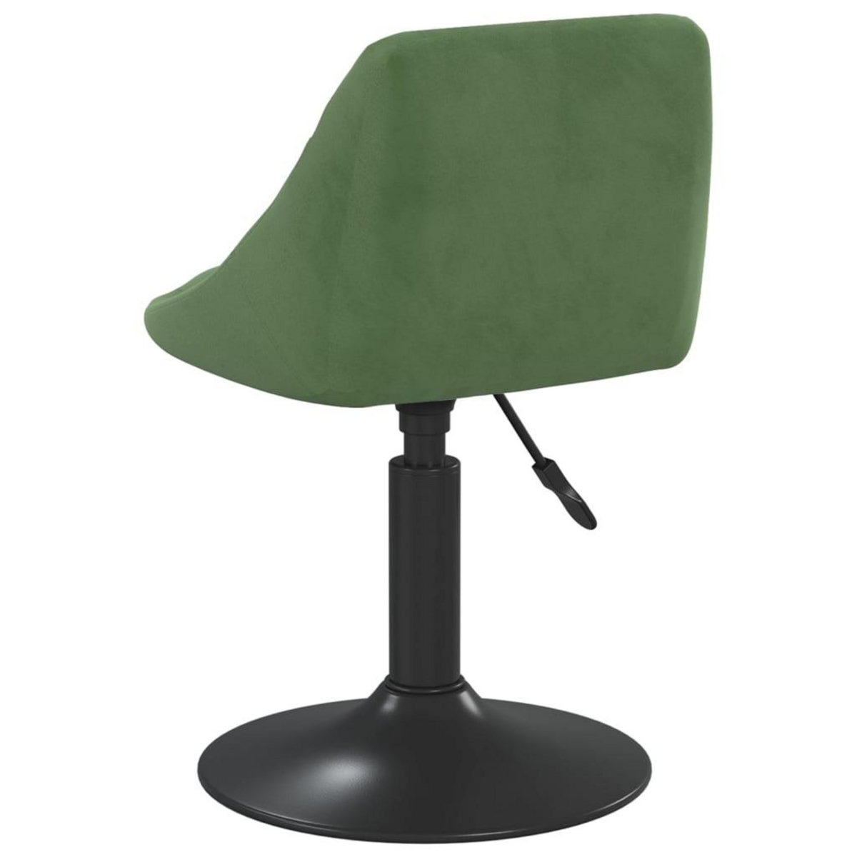VIDAXL Chaise de salle a manger Vert fonce Velours