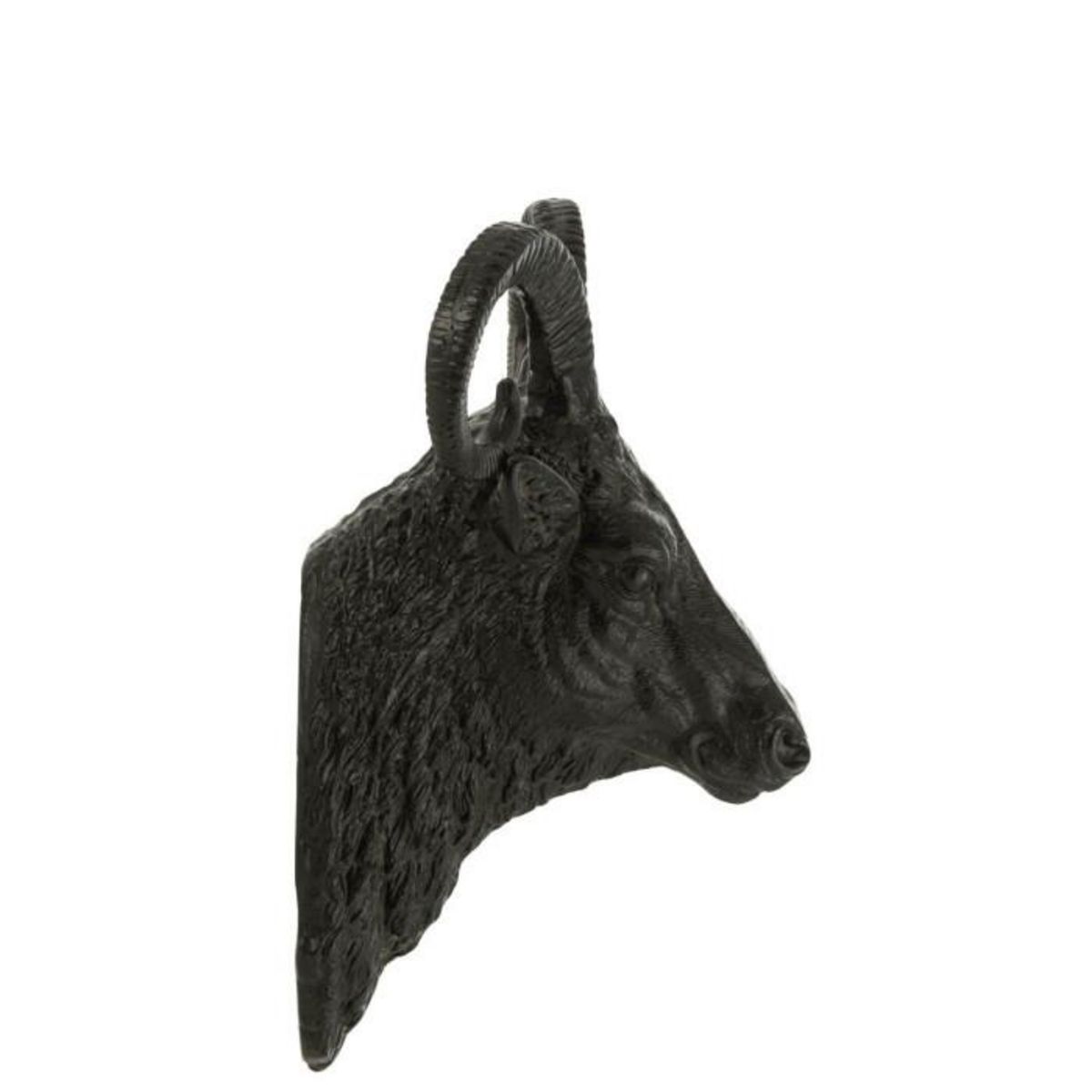 Paris Prix Trophée Mural Déco  Tête de Chèvre  55cm Noir