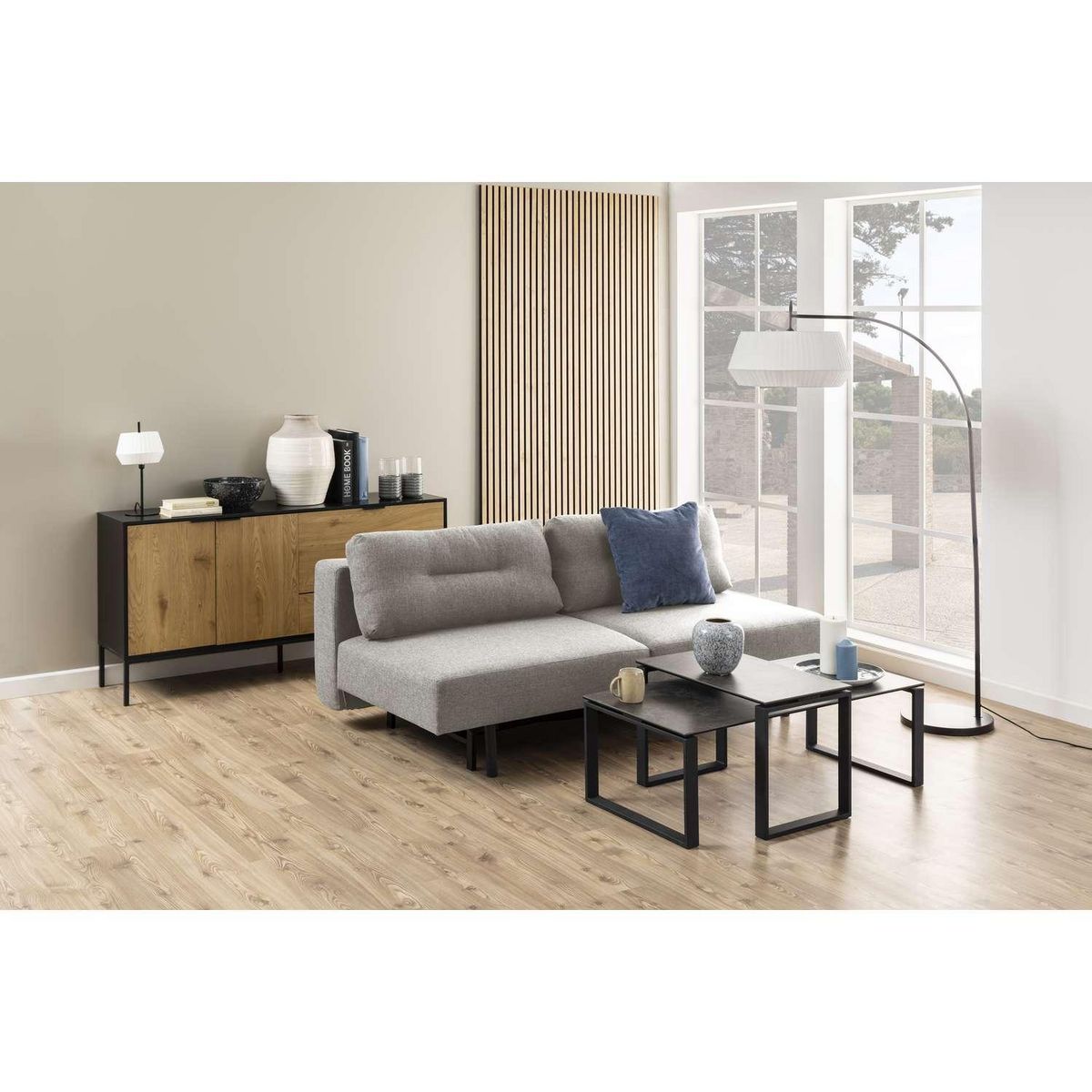 TOILINUX Canapé convertible Mailing - 3 places