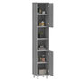 Voir la diapositive 5 : VIDAXL Armoire de bain Sonoma gris 30x30x179 cm Bois d'ingenierie