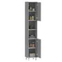 Voir la diapositive 5 : VIDAXL Armoire de bain Sonoma gris 30x30x179 cm Bois d'ingenierie