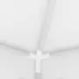 VIDAXL Tente de reception 4x4 m blanc