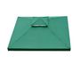 Voir la diapositive 5 : HOMCOM Toile de rechange pour pavillon tonnelle tente 3 x 3 m vert foncé