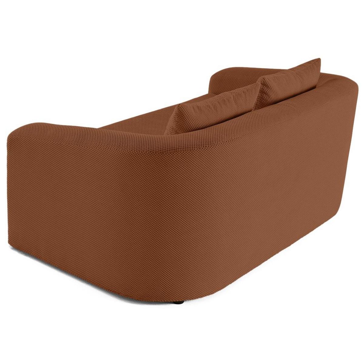 BEST MOBILIER Nuvia - canapé convertible déplimousse 2 places en velours texturé