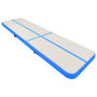 Voir la diapositive 2 : VIDAXL Tapis gonflable de gymnastique avec pompe 700x100x20cm PVC Bleu