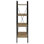 Paris Prix Étagère 4 Niveaux  Bois & Métal  148cm Naturel