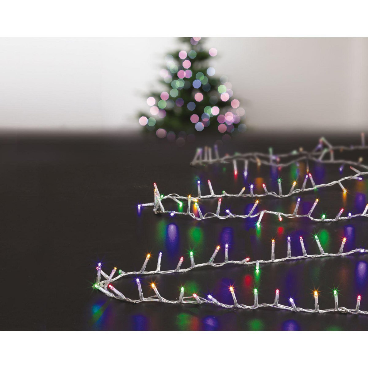 FEERIC LIGHT & CHRISTMAS Guirlande Boa d'extérieur 18,75 mètres - 750 LED - multi couleur