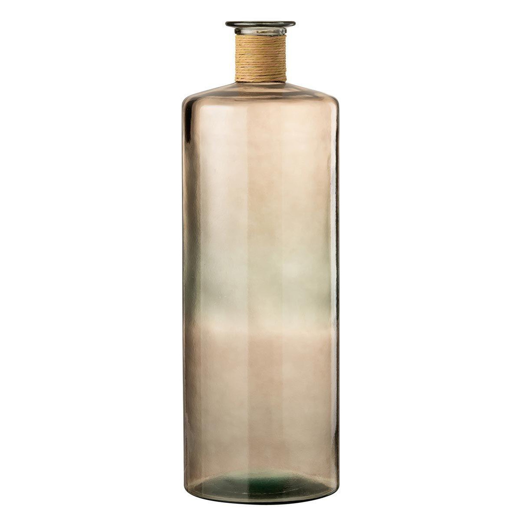 J-LINE Vase design en verre  safari  75cm marron