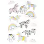 Graine créative 13 stickers 3D - Licornes 5 cm