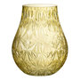 Voir la diapositive 1 : Paris Prix Vase Design en Verre  Diamant  28cm Jaune