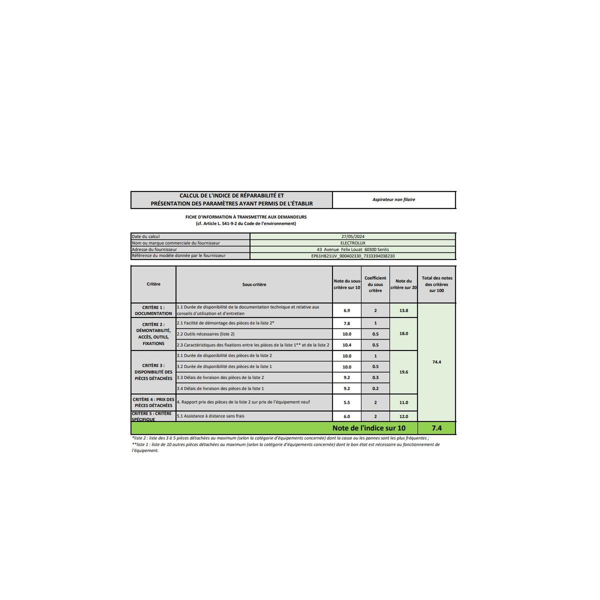 Voir la diapositive 3 : ELECTROLUX Aspirateur balai sans fil 21.6v blanc - ep61hb21uv