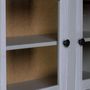 Voir la diapositive 5 : VIDAXL Buffet haut Gris 93x40,5x180 cm Pin Gamme Panama