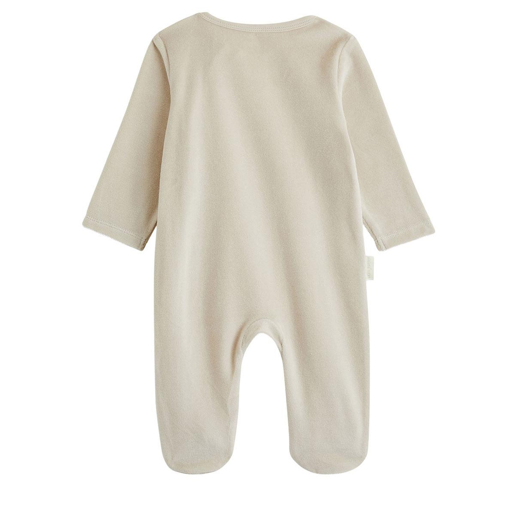 Voir la diapositive 4 : PETIT BEGUIN Lot de 2 pyjamas bébé en velours ouverture zippée