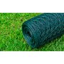 Voir la diapositive 4 : VIDAXL Grillage a poule avec revetement en PVC 25x0,75 m vert