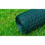 Voir la diapositive 4 : VIDAXL Grillage a poule avec revetement en PVC 25x0,75 m vert