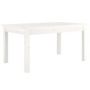 Voir la diapositive 2 : VIDAXL Table basse Blanc 80x50x40 cm Bois massif de pin