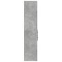 Voir la diapositive 5 : VIDAXL Buffet haut gris beton 70x42,5x185 cm bois d'ingenierie