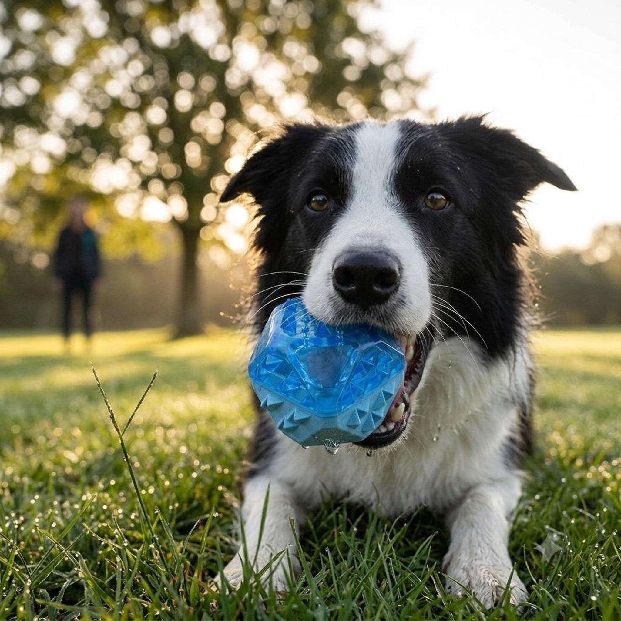 Voir la diapositive 3 : Eden Jeu rafraîchissant balle pour chien