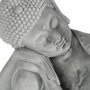  Statuette en Ciment  Bouddha Assis  36cm Gris