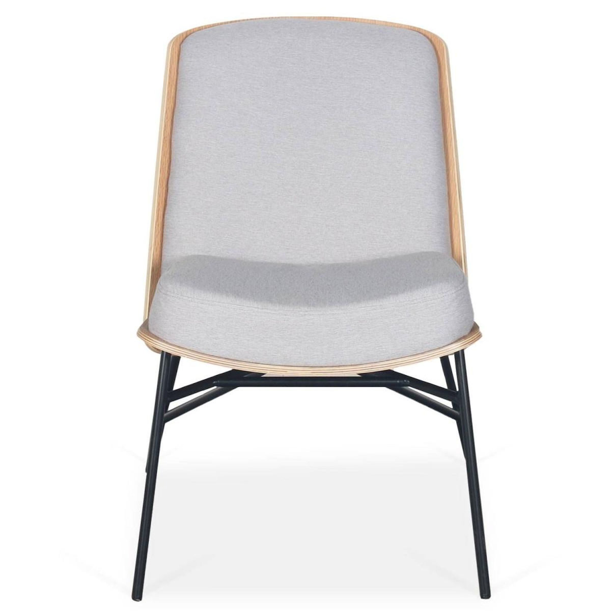 Paris Prix Fauteuil Design  Vincente  80cm Gris Clair