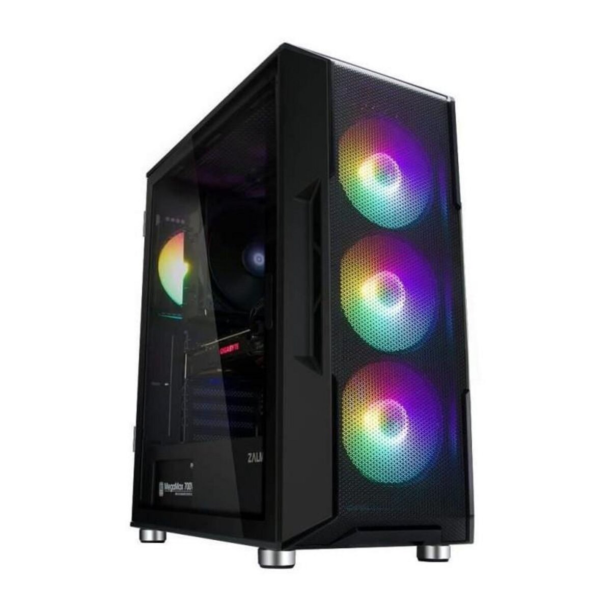 Zalman Boitier PC sans alimentation - ZALMAN i3 NEO (Noir) - Moyen tour - Format ATX