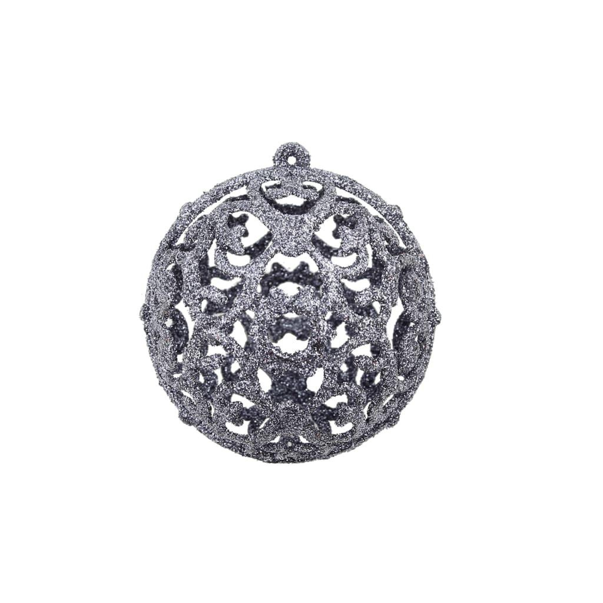 Voir la diapositive 3 : VIDAXL Ensemble de boules de Noël 100 pcs 3/4/6 cm Blanc/Gris