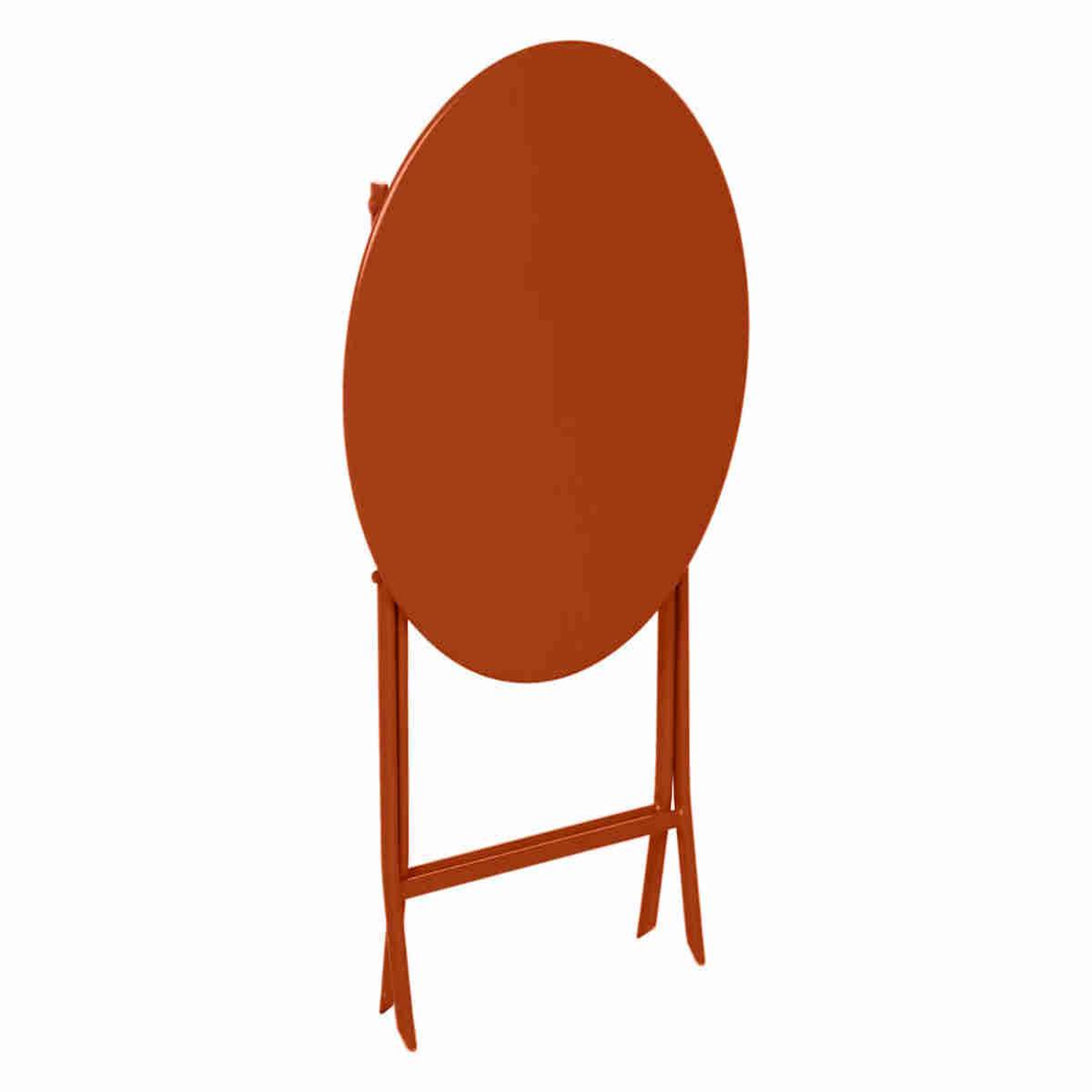 Voir la diapositive 3 : HESPERIDE Table de jardin ronde Greensboro Ø 60 cm Ambre - Hespéride