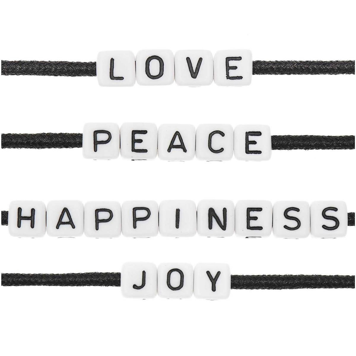 RICO DESIGN Itoshii pack 21 perles ponii love peace happiness joy
