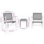 Voir la diapositive 6 : VIDAXL Ensemble de bistro 3 pcs beige resine tressee et bois d'acacia