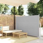 VIDAXL Auvent lateral retractable 140 x 300 cm Gris