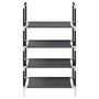 Voir la diapositive 5 : VIDAXL Etagere a chaussures 4 niveaux 44x28x77 cm tissu non-tisse
