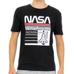 NASA T-shirt Noir Homme Nasa 57T. Coloris disponibles : Noir