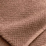 Voir la diapositive 2 : Paris Prix Lot de 2 Essuie-mains  Gourmet  50x50cm Mocha & Blanc
