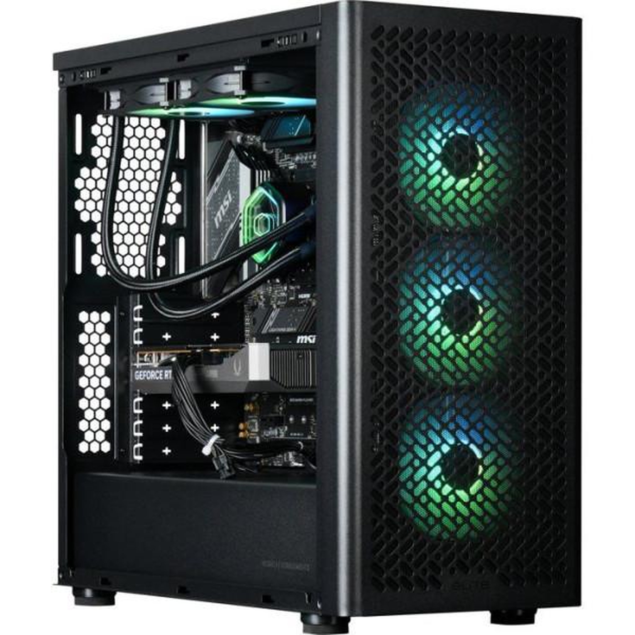 Cooler Master PC Gamer powered by COOLER MASTER - Sans Windows - AMD Ryzen 8400F - RTX 5060 - RAM 32Go DDR5 - SSD 1To