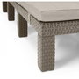 Voir la diapositive 5 : ALLIBERT by KETER Transat Bain de soleil - Allibert by KETER - DAYTONA - en résine imitation rotin tressé - coussin - dossier réglable - cappuccino