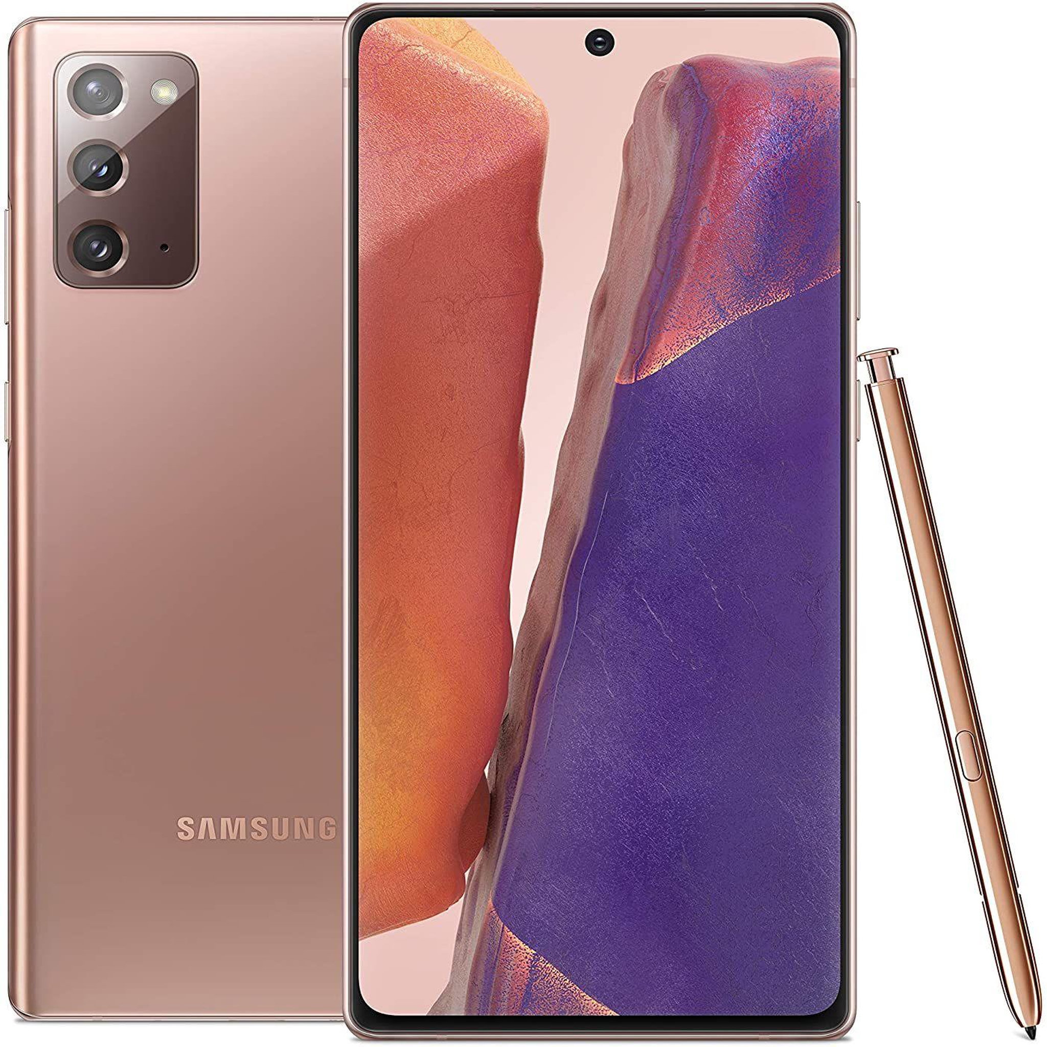 Voir la diapositive 1 : Samsung Galaxy Note 20 (Dual Sim) Reconditionné 256 Go - Grade A - Bronze