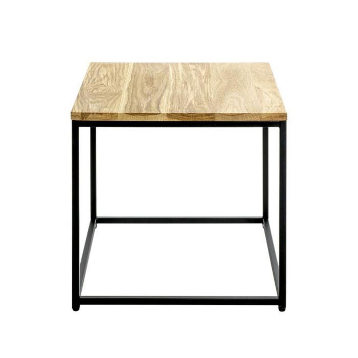 Paris Prix Table d'Appoint  Pika  45cm Chêne & Noir