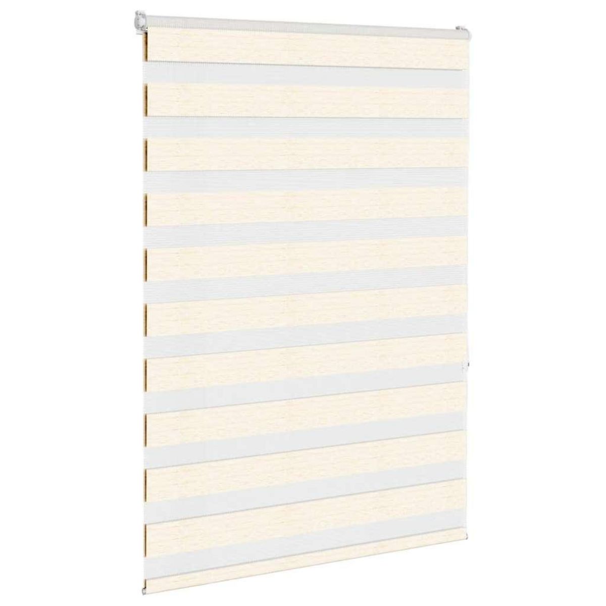 VIDAXL Store zebre beige marbre largeur du tissu 105,9 cm polyester