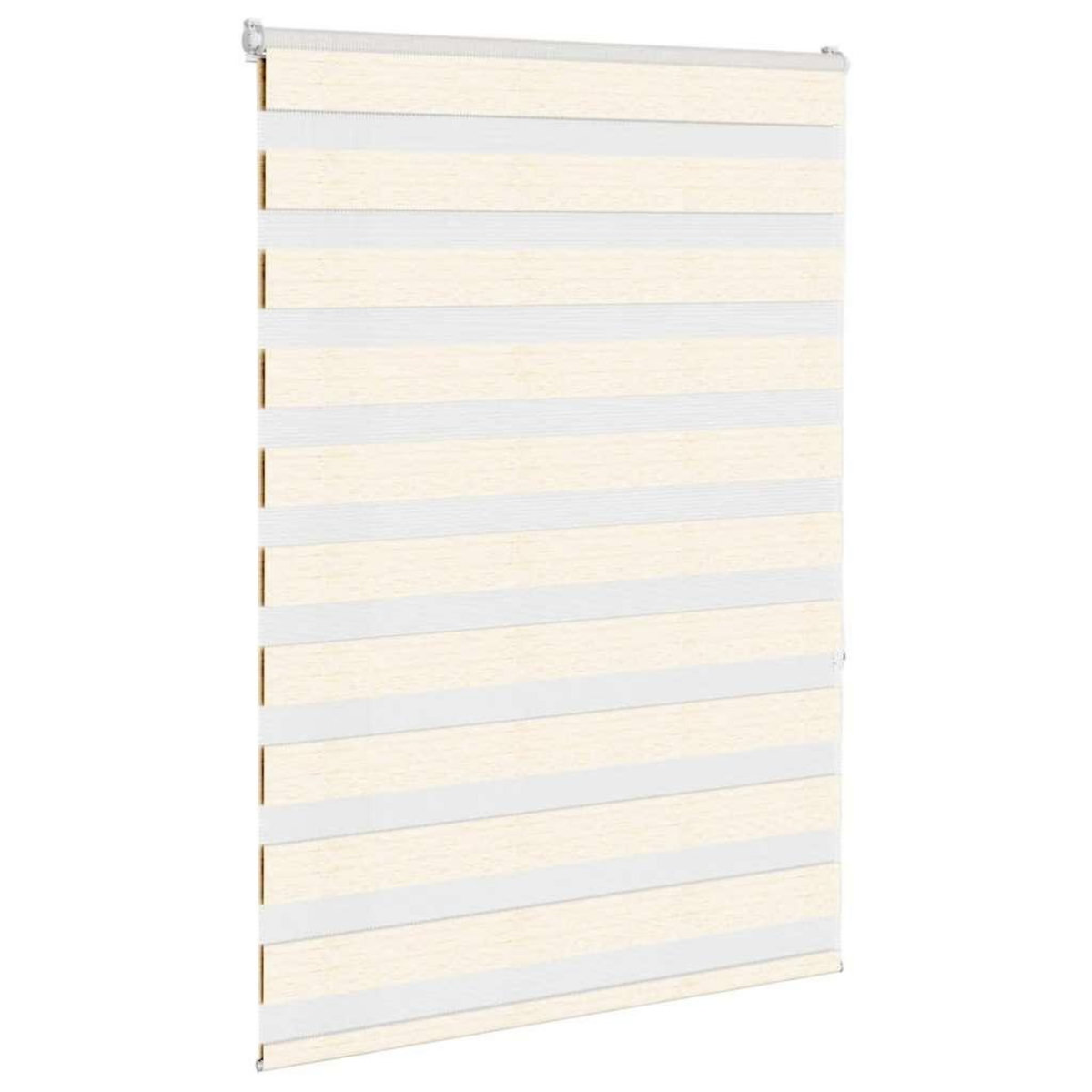 VIDAXL Store zebre beige marbre largeur du tissu 105,9 cm polyester