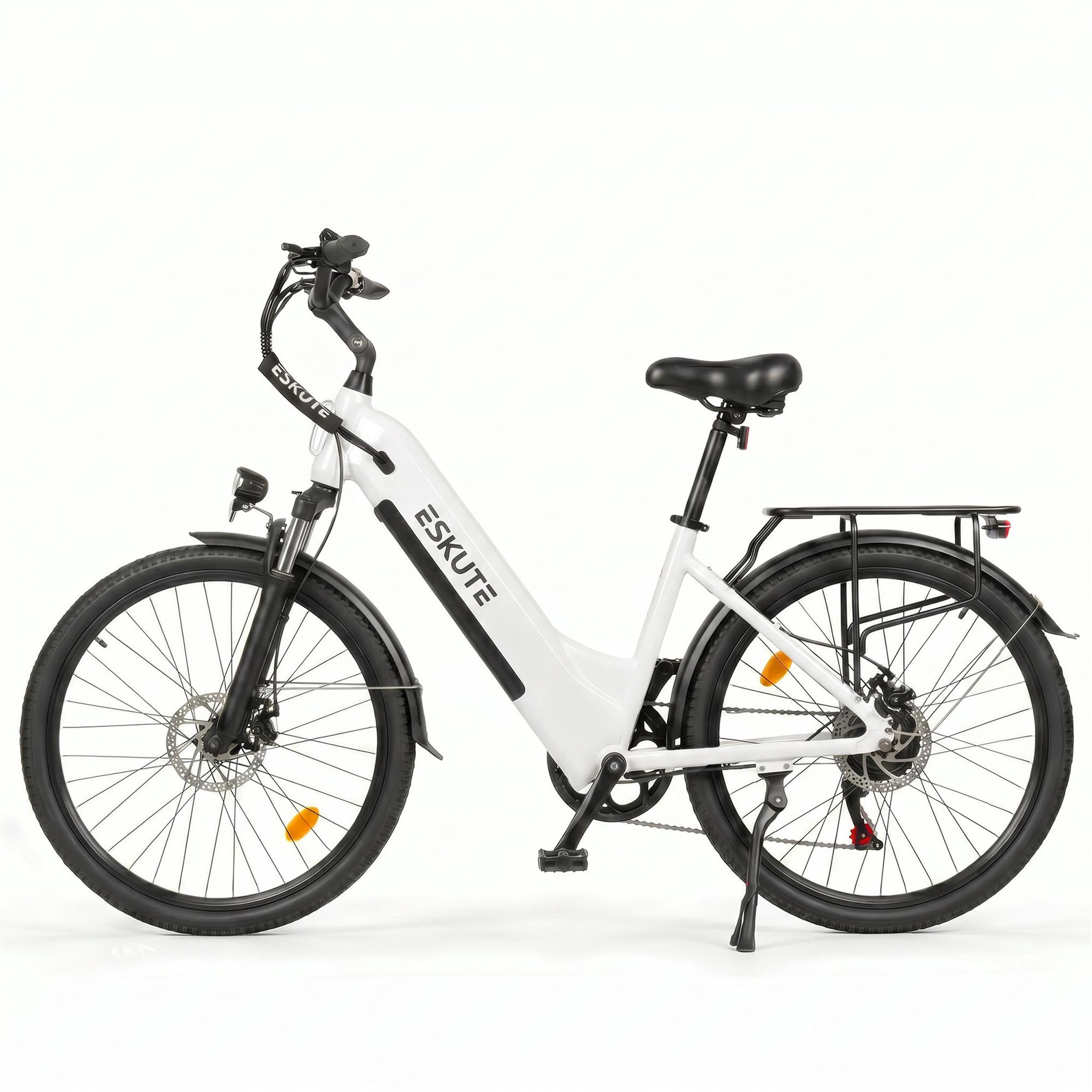 Voir la diapositive 2 : ESKUTE Vélo de ville électrique ESKUTE C202, Step-Through 26