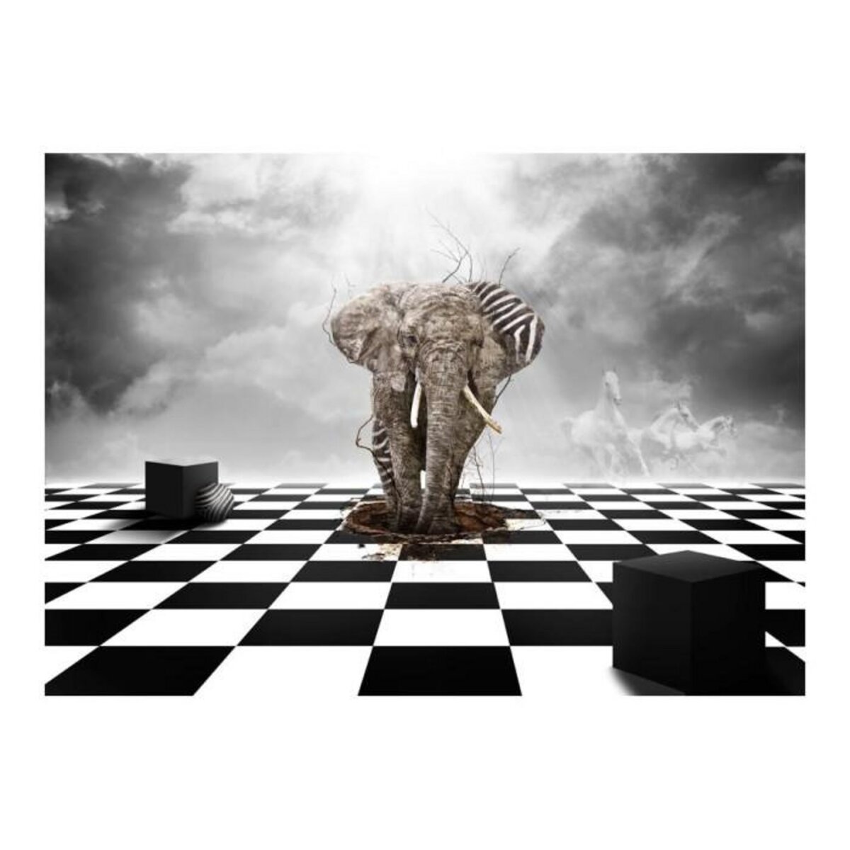 Paris Prix Papier Peint  Échec & Mat : Éléphant le Roi